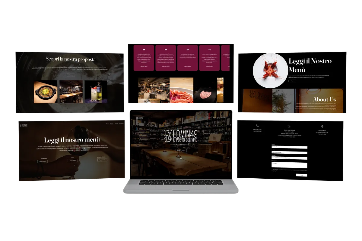UX e Sviluppo Sito Web LO.VIN49